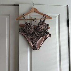 Shade & Shore Animal Print Bikini
